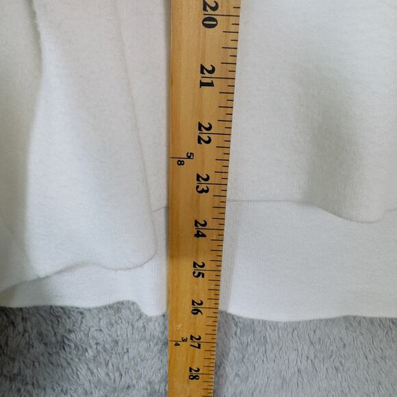 Quince Eco-Knit Milano Stitch Mock White Neck Pullover XL - Picture 7 of 7